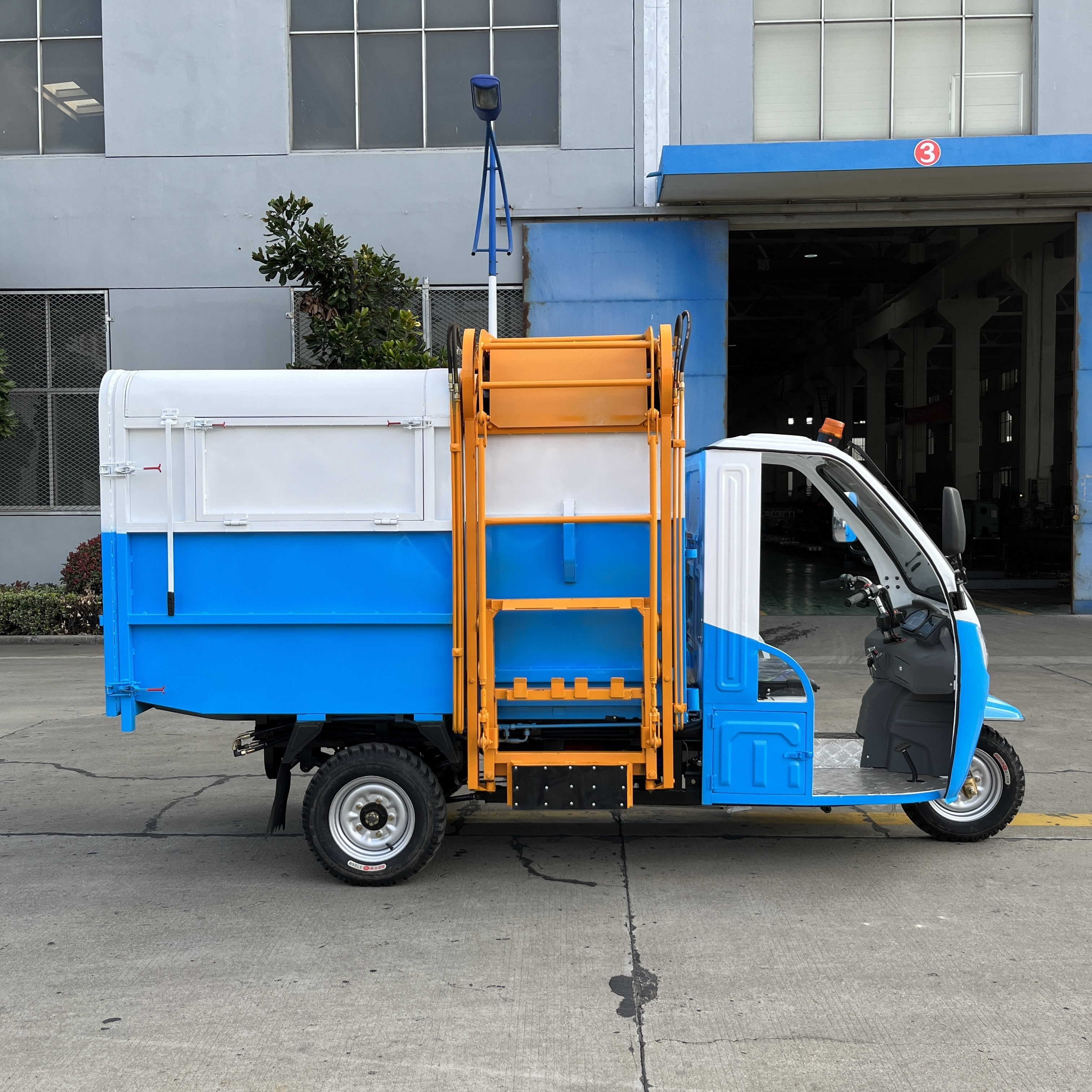 LB-3GT002 Latest Tricycle 3-Wheel Waste Motorcycle Mini Electric Tricycle Garbage Dumper Truck