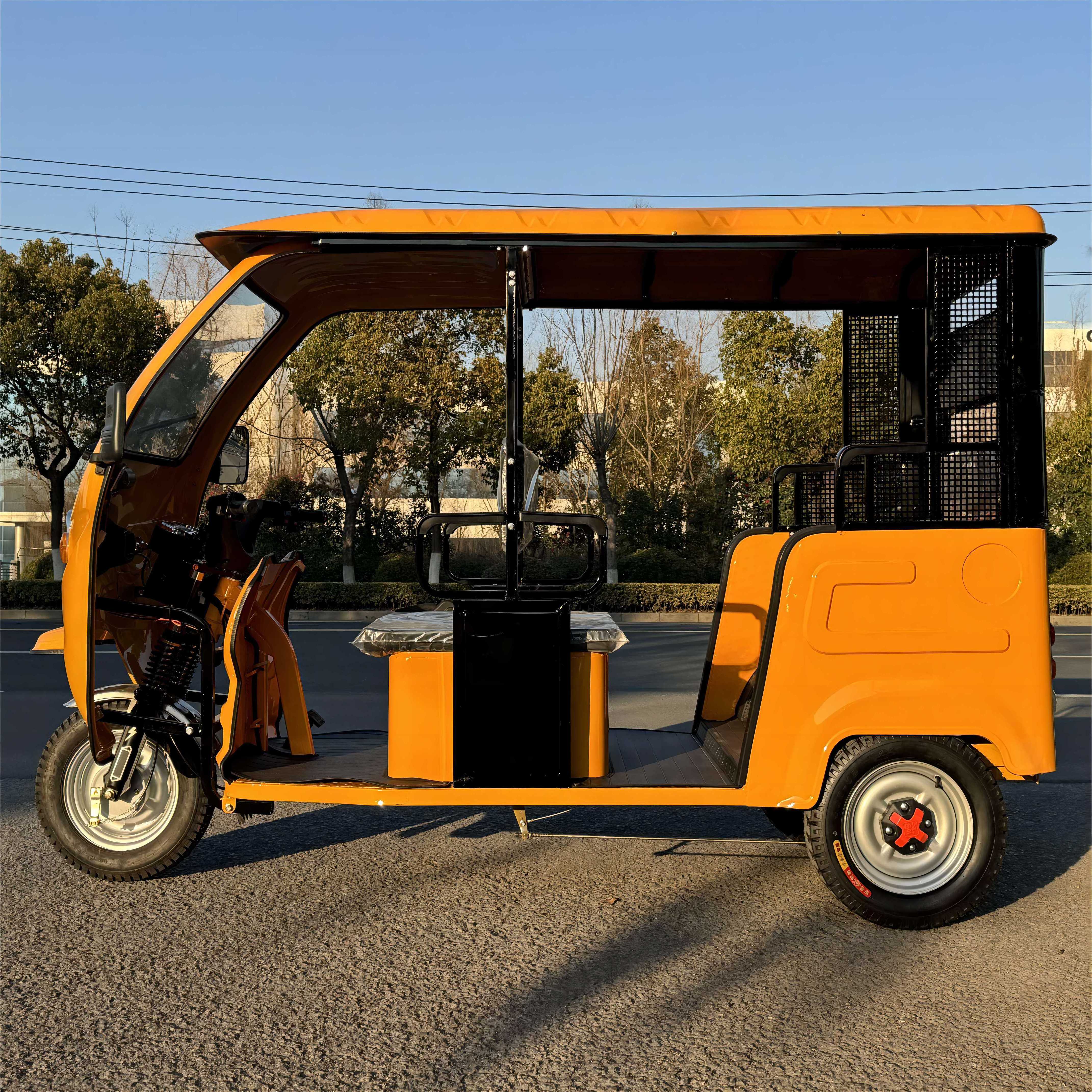 LB-ZK3WV Electric Tricycle E Rickshaw Tuk Tuk Colorful For Passengers