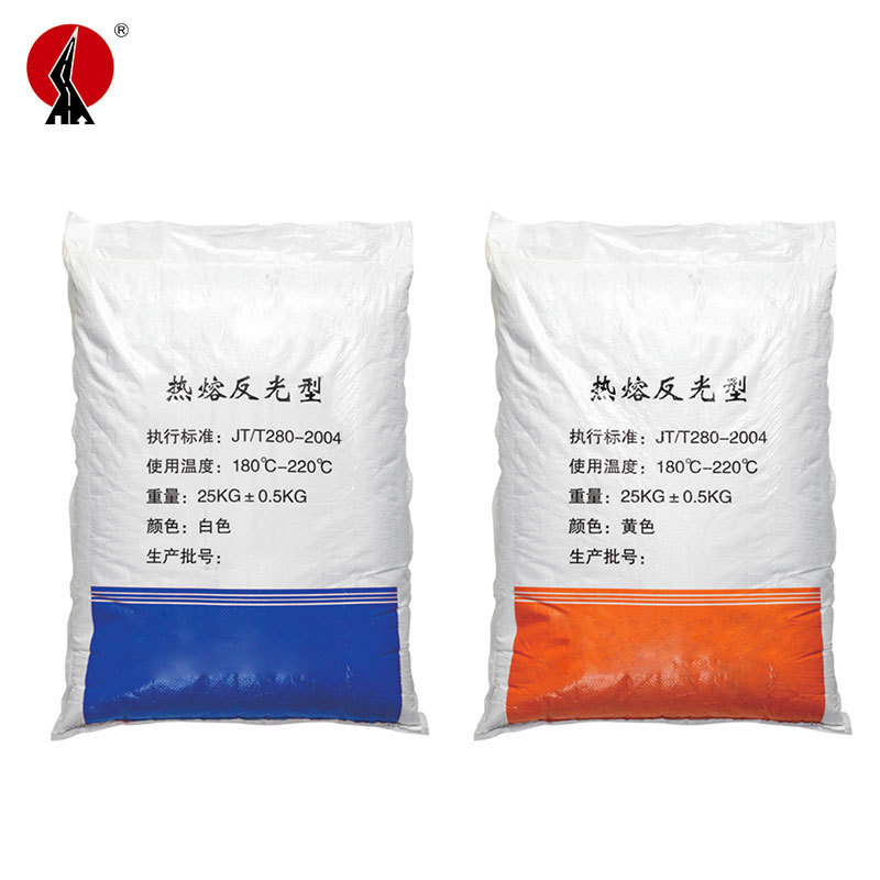 Thermoplastic traffic hot melt painting reflectivity road making chemical heated road line paint