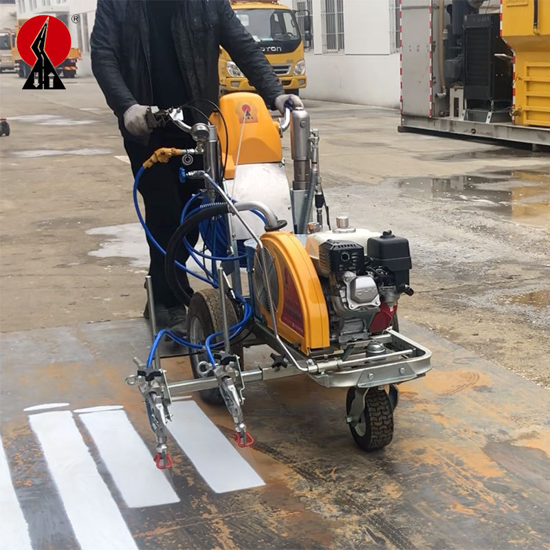 Long Lifetime road painting machine line marking, Road Curb Painting Machine, football field line marking machine