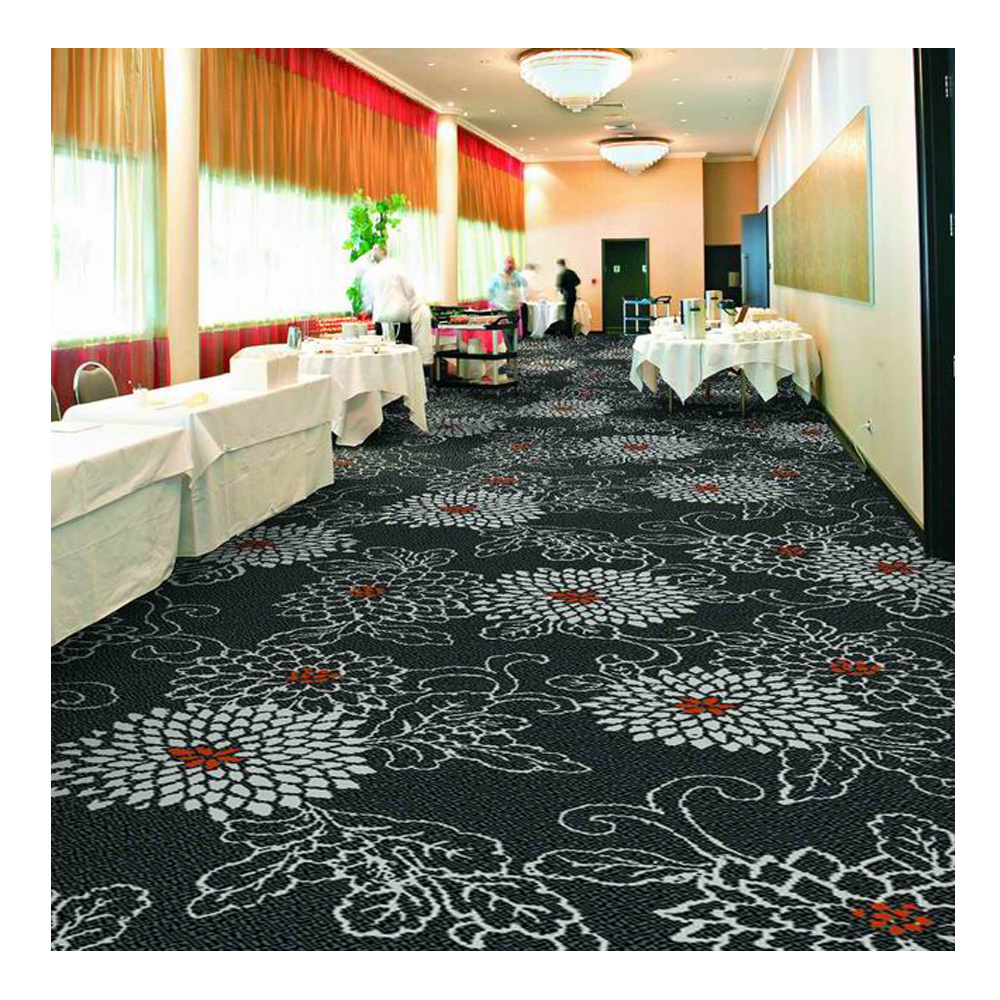 Banquet Hall Flooring Axminster Carpet Luxury Pattern Design Carpet For 5 Star Hotel Custom Made Axminster Rugs