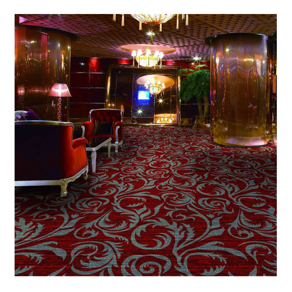 3D Printed Restaurant Nylon Printed Broadroom Axminster Carpet Casino Porker Gaming Room Casino Exhibition Carpet