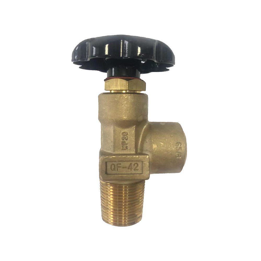 China Factory High quality Bull Nose Brass Valve  medical standard oxygen cylinder valve