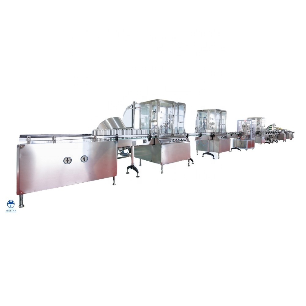 Fast Speed Full Automatic Aerosol Filling Machine Line Tin Can Filler