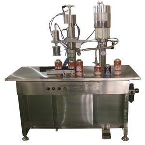 Semi Automatic Cartridge Butane Gas Refilling Machine  Aerosol Can Filling Machine