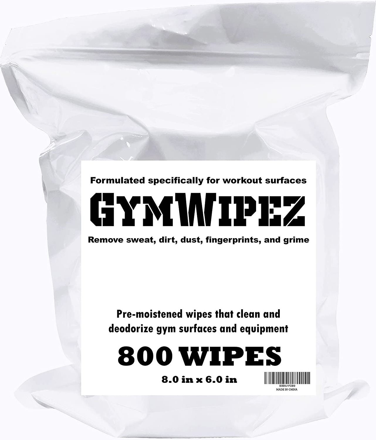 Hot Selling OEM&ODM Clean and Deodorize Workout Equipment and Surfaces Disposable 800 Count Gym Wipes