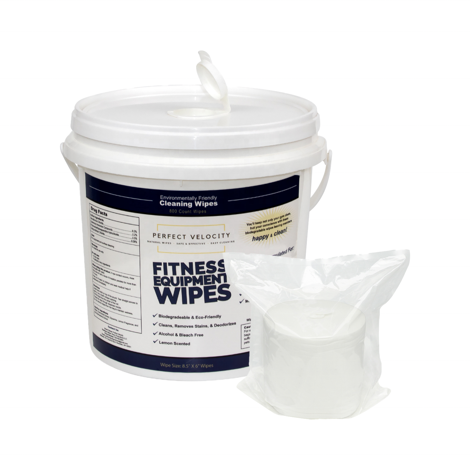 Biodegradeablo & Eco-Friendly Fitness Equipment Gym Cleaning Wipes