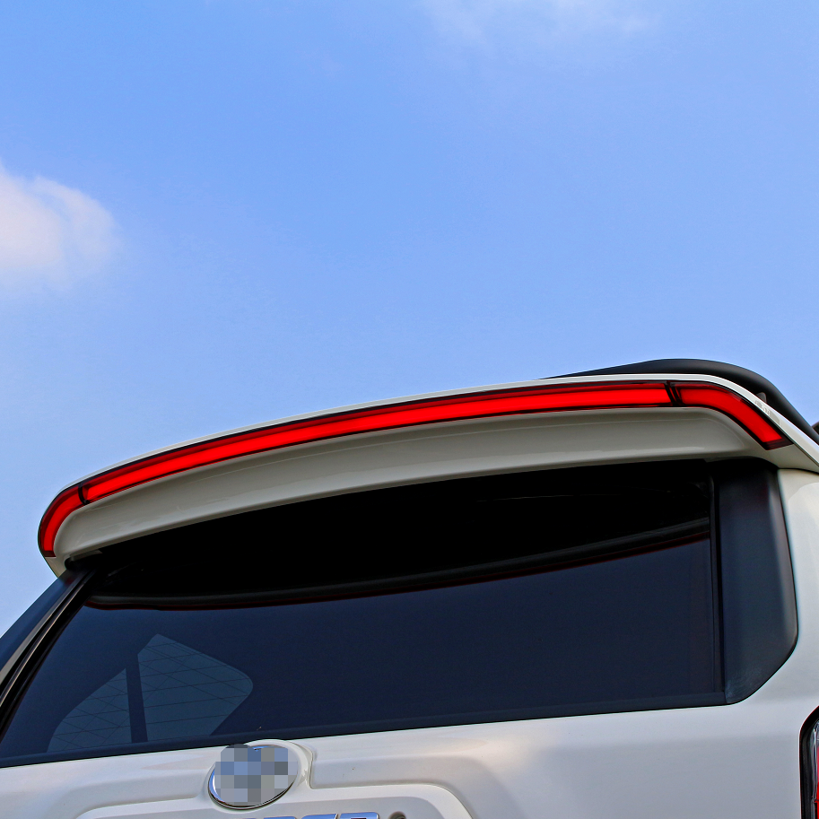 tail light For Toyota 4RUNNER Rear Spoiler Trunk Lid spoiler Carbon Fiber Rear Wing Spoiler