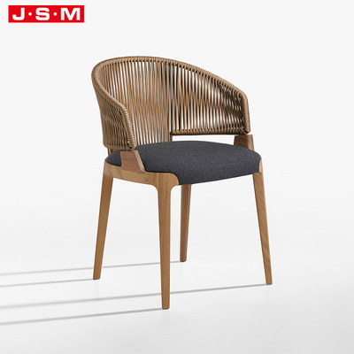 Modern Dinning Room Furniture Buff Cooling Solid Wood Dining Chair