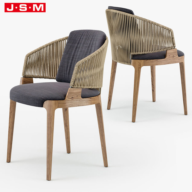 Modern Dinning Room Furniture Buff Cooling Solid Wood Dining Chair