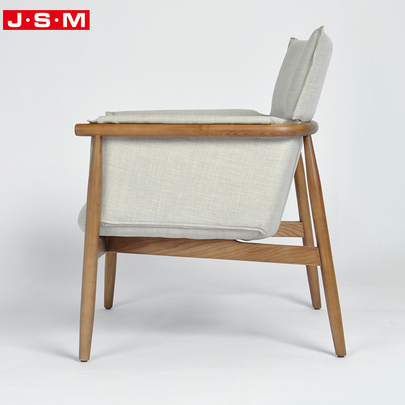 China Design Furniture Chaise Wooden Fabric Hairdressing Dinning Office Japandi Leisure Armchair Chair