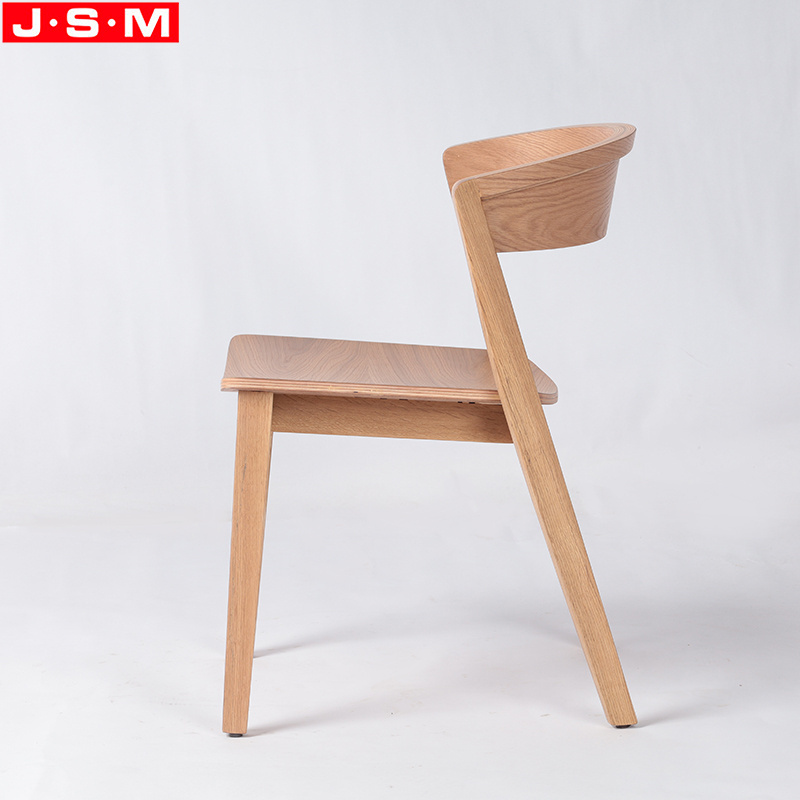 Hot Selling Bent Wood Dining Room Chairs American Ash Frame Stackable Dining Chairs