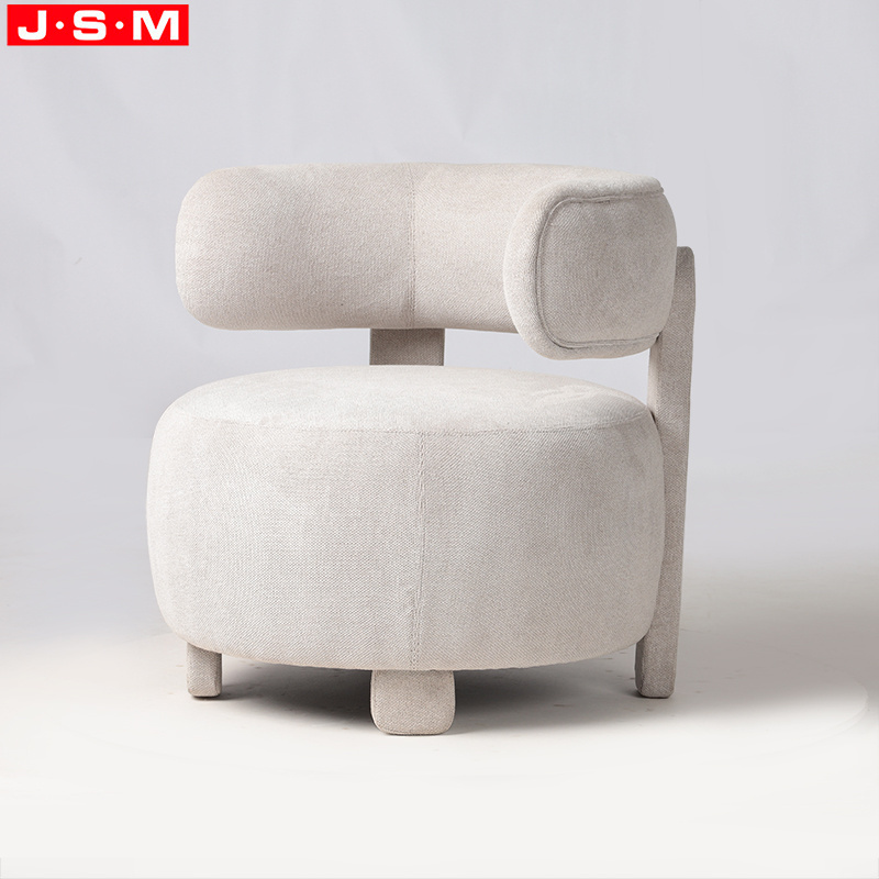 High Quality Luxury Accent Chair Bedroom Italian Living Room White Upholstered Sherpa Leisure Chair