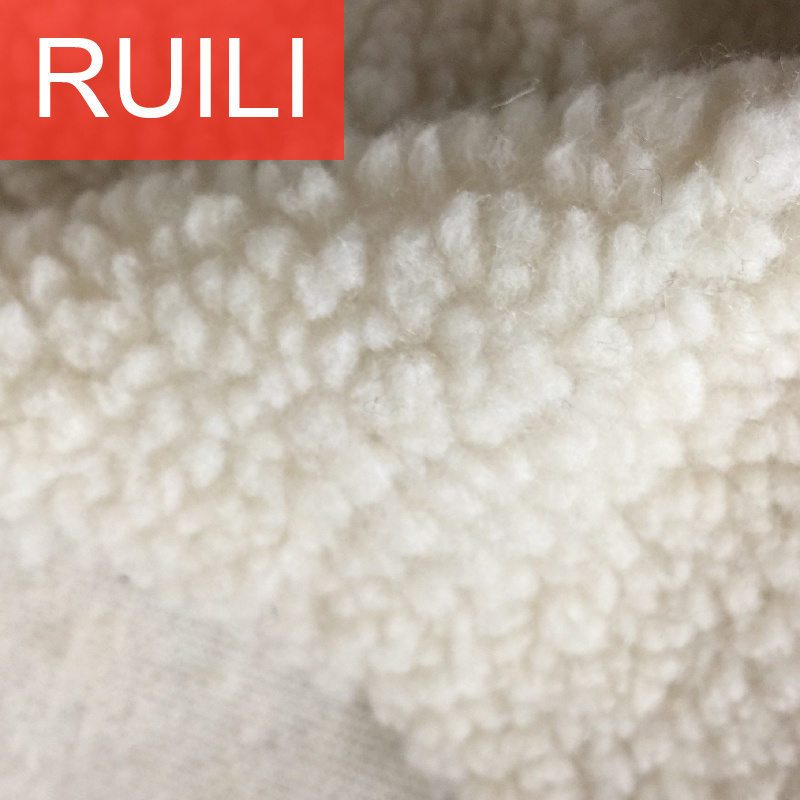 Factory High Quality Polyester Fake Sheep Lamb Fur Lining Fabric for Garment Winter Fabric