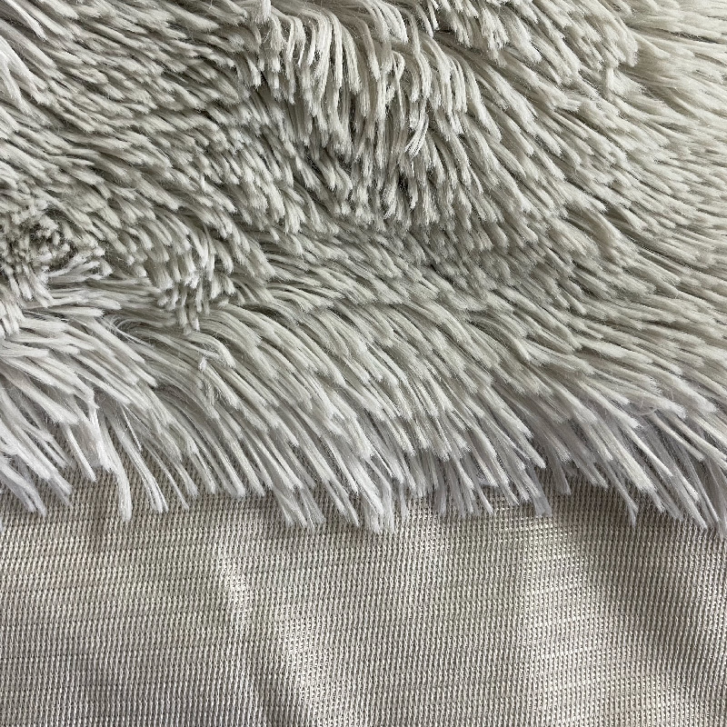 20-35mm long hair pile faux fur pv plush fur fabric for pet bedding cushion mattress and accessories