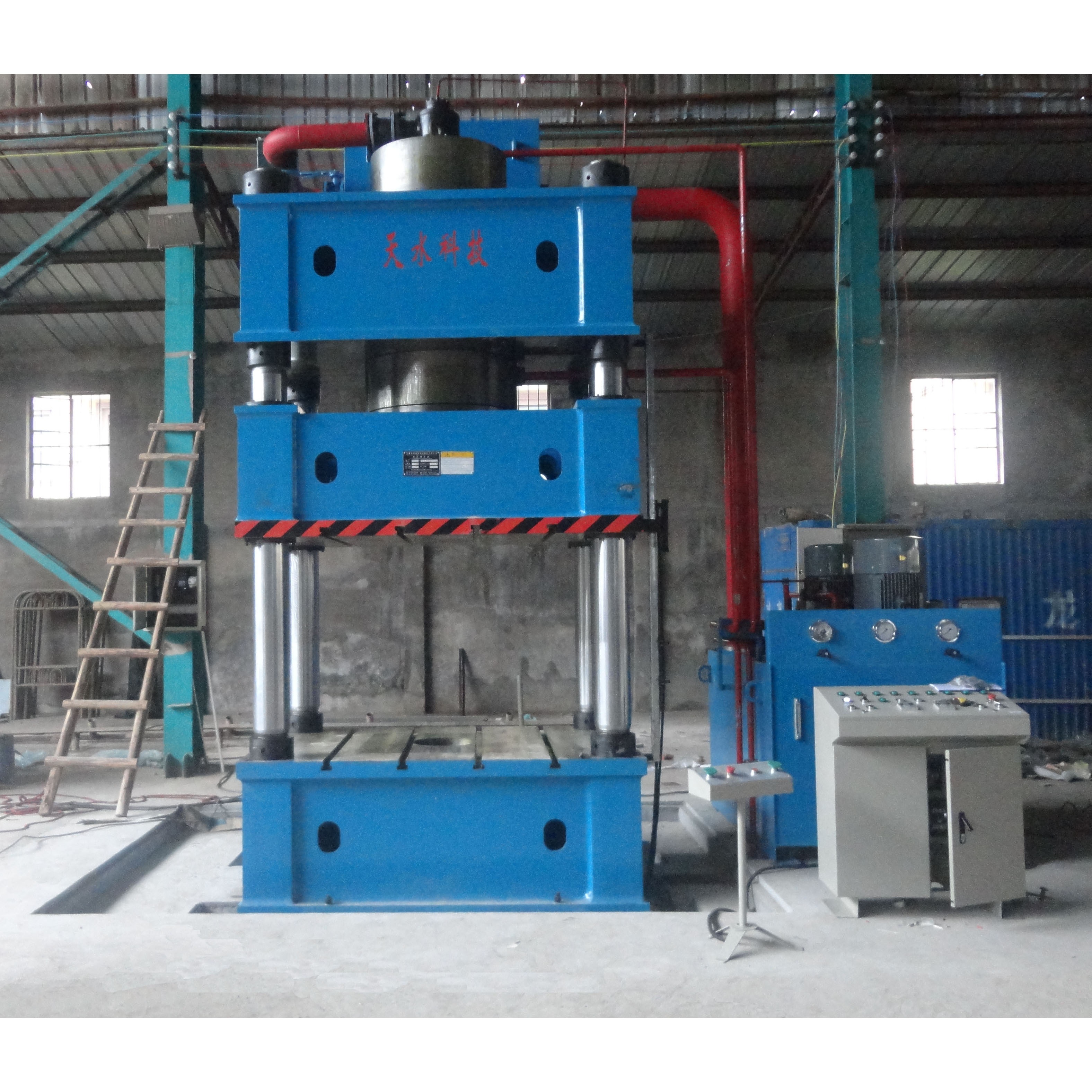 500ton H Frame Hydraulic Press For Plastics Moulding hydraulic brick making machine