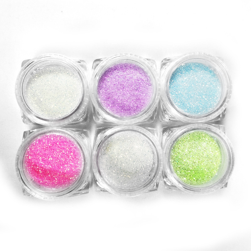 Nail Super Flash Glow In The Dark Acrylic Nail Powder Pigment For Nails