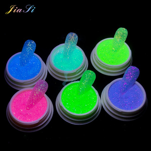 Hot selling 6 colors designs best selling nail art fine glitter dip acrylic powder