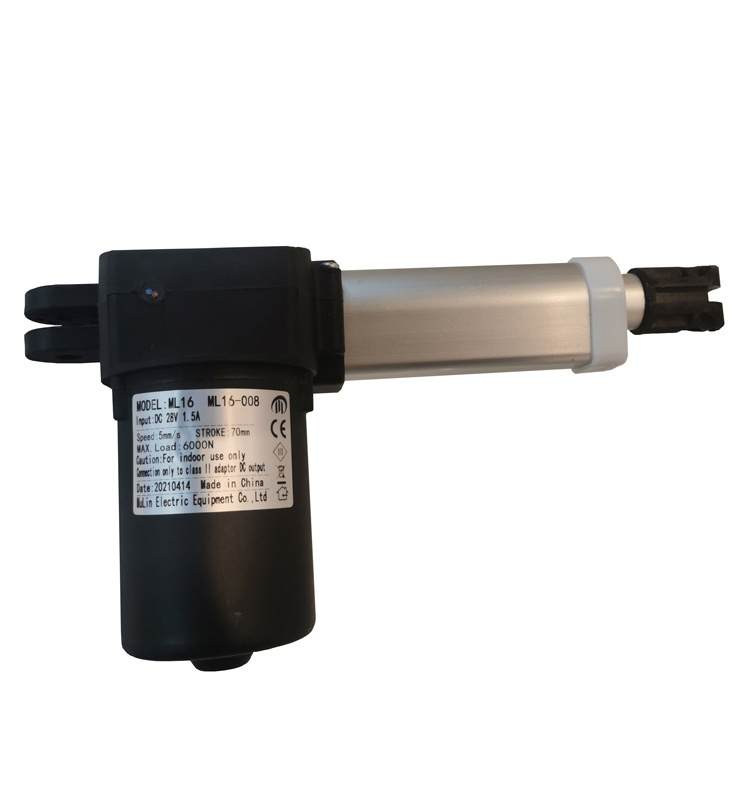 29VDC Motor ML16 6000N 3000N Customized Stroke Length Electric Linear Actuator For Elder Sofa Chair