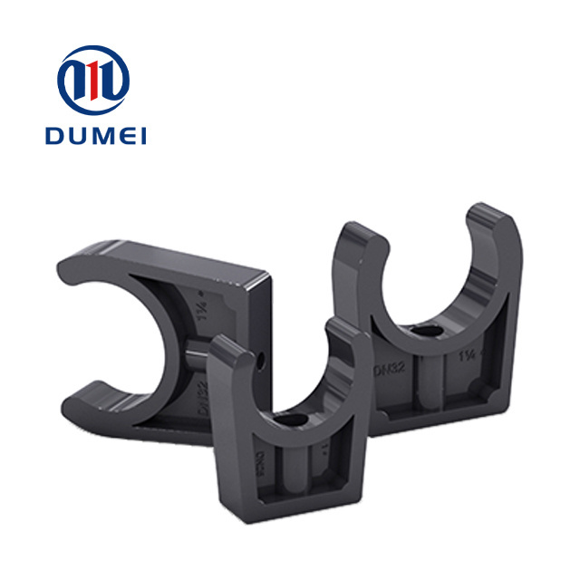 PVC Pipe Clip Chinese Plastic Manufacturers HIGH QUALITY WATER SUPPLY  UPVC Pipe Clamp plastic swivel pipe clip Fittings