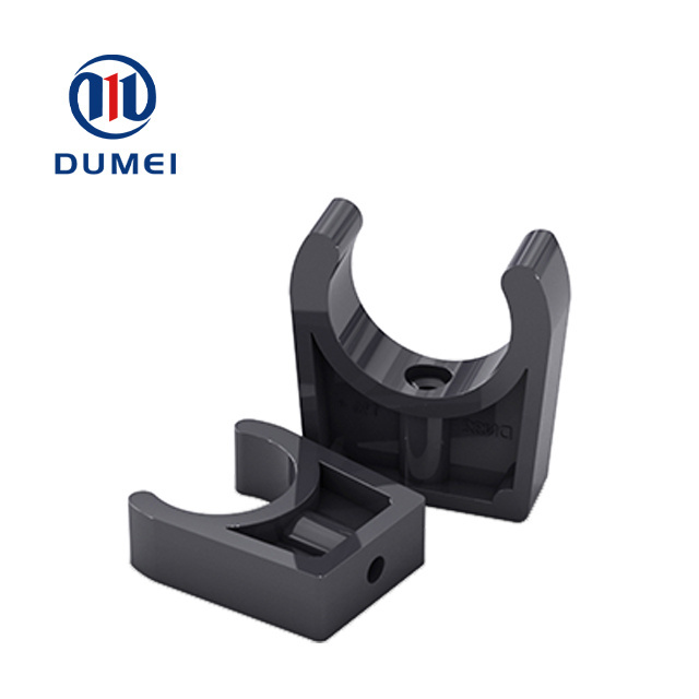 PVC Pipe Clip Chinese Plastic Manufacturers HIGH QUALITY WATER SUPPLY  UPVC Pipe Clamp plastic swivel pipe clip Fittings