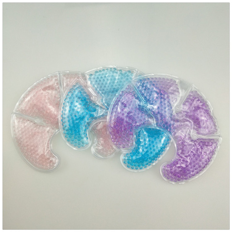 Customized Flower Hot Cold Pack Reusable Hot Compress Breast Gel Beads Breast Pads