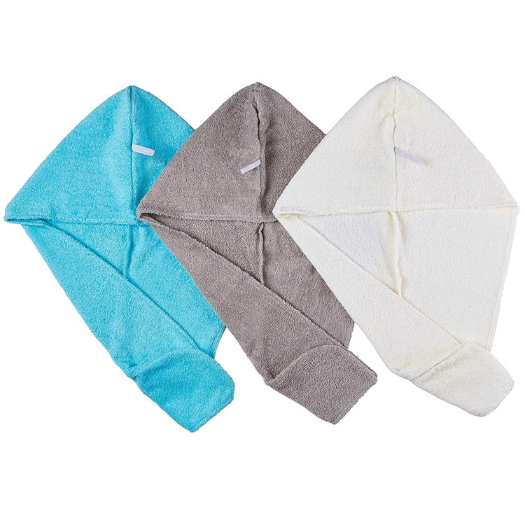 bamboo /microfiber hair towel wrap quick dry hair turban towel