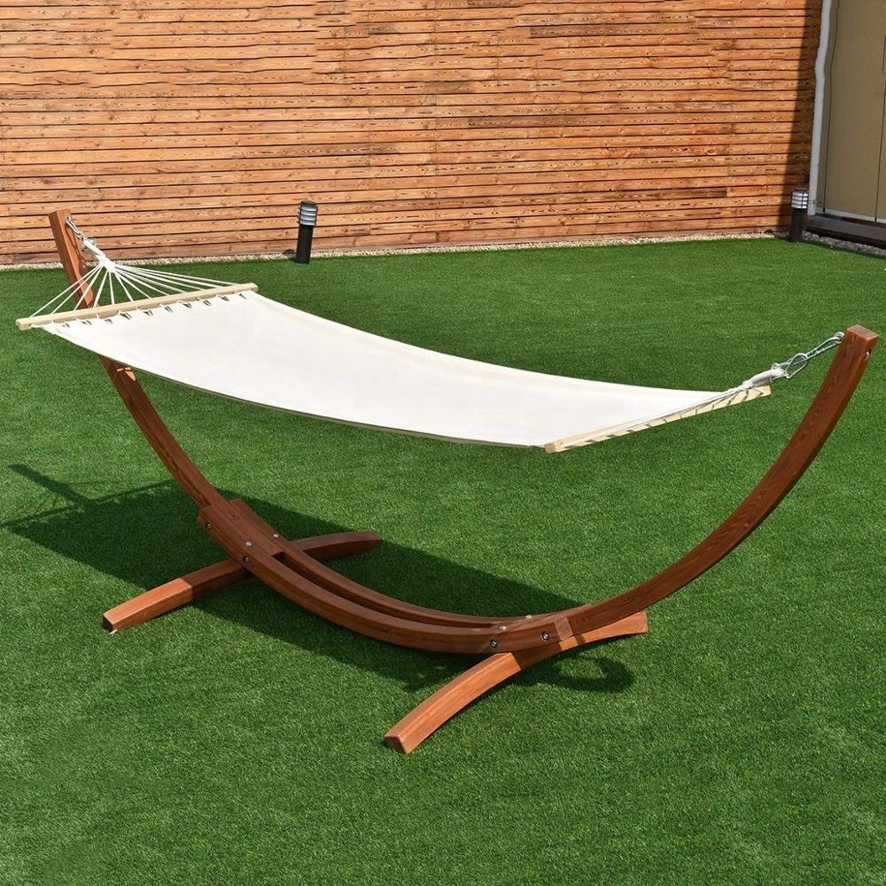 Single size Russian Larch wooden hammock stand 300cm