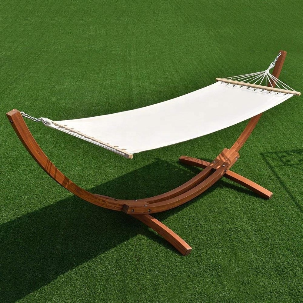 Single size Russian Larch wooden hammock stand 300cm