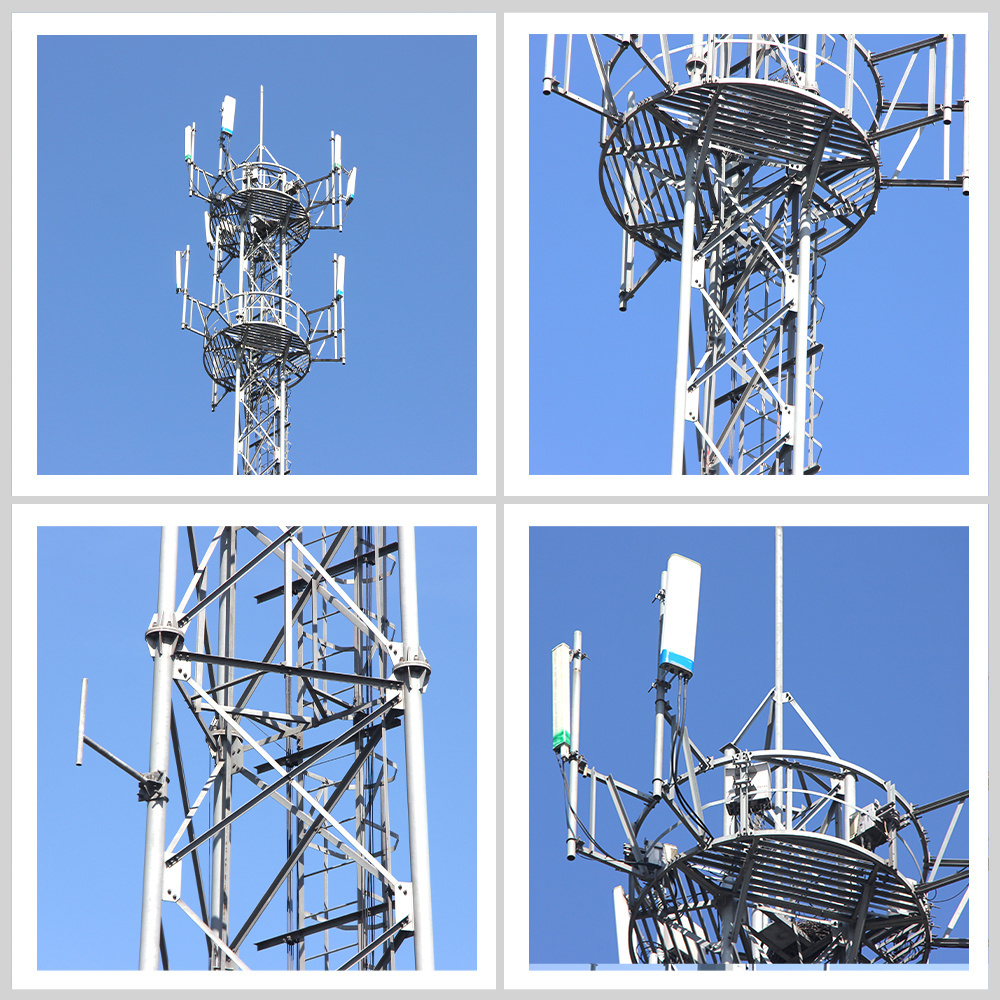 High Quality Galvanized Radio Antenna Tower steel tower