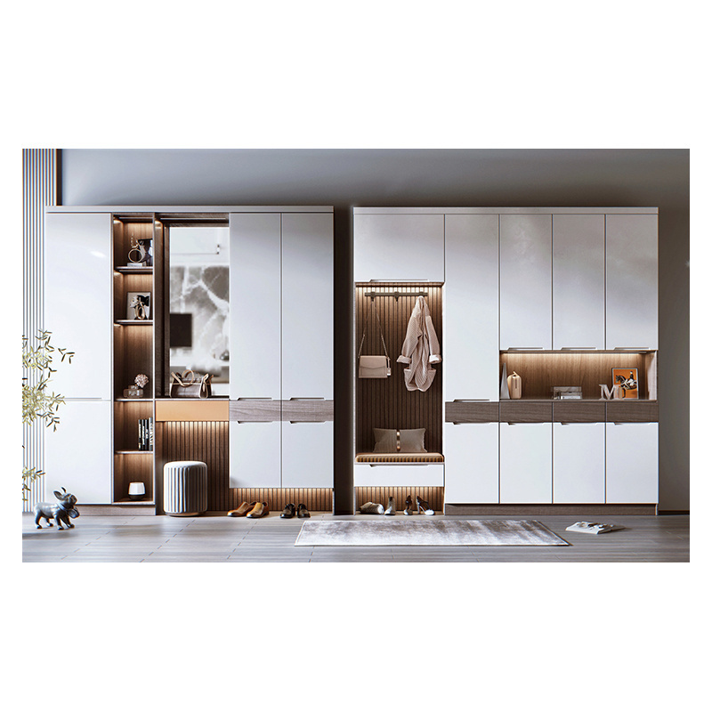 Shoe cabinet home entry large-capacity foyer entrance cabinet simple modern simple shoe rack shoe cabinet