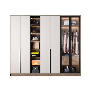 Custom Modern Minimalist Walkin System Organizer Clothes Cabinet Bedroom Wardrobe Walk In Closet