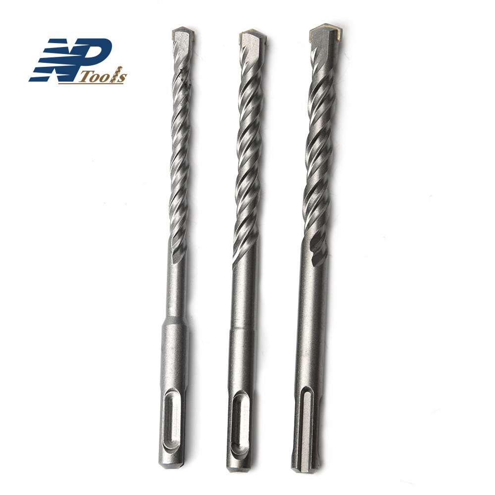 Naipu Masonry SDS-Plus Hammer Drill Carbide Tips Concrete Masonry Drill Bit for Concrete Brick Wall Tile Porcelain Ceramic