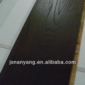 carbonized thermowood oak flooring with CE,ISO9001,FSC certificates