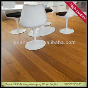 2-layer Burma teak wood price engineered wood parquet flooring with CE, FSC, ISO certification