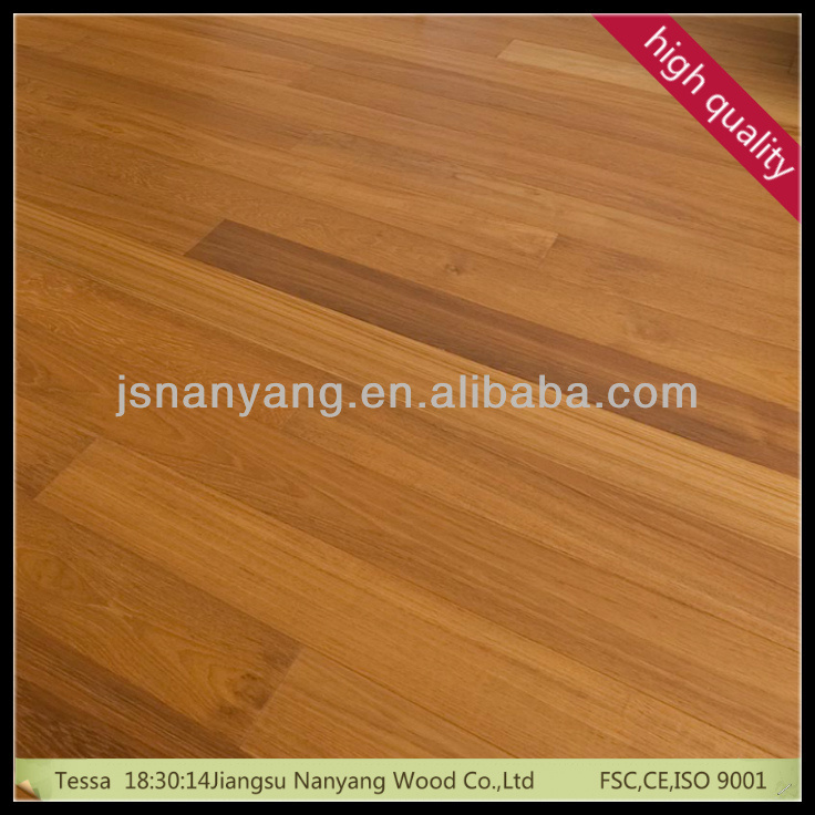 2-layer Burma teak wood price engineered wood parquet flooring with CE, FSC, ISO certification