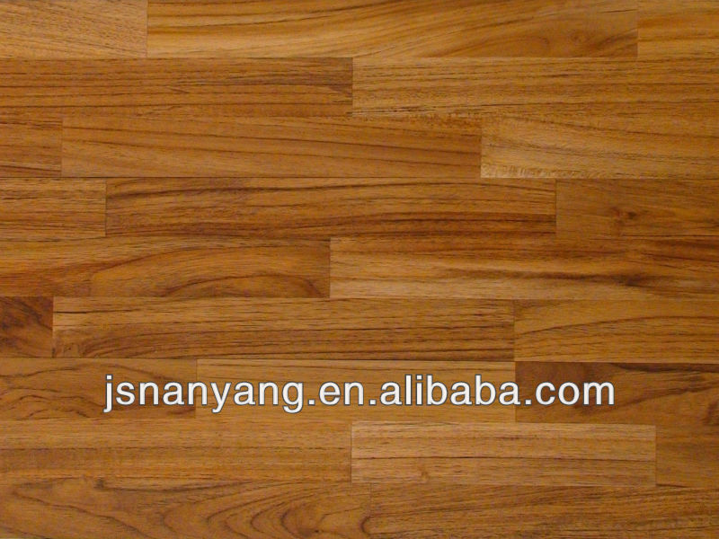 With CE,ISO:9001-2008,FSC certification Burma Teak 3-ply 3-strips engineered wood parquet flooring manufacturer price