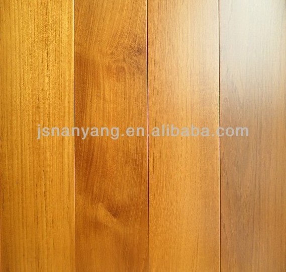 2-layer Burma teak wood price engineered wood parquet flooring with CE, FSC, ISO certification