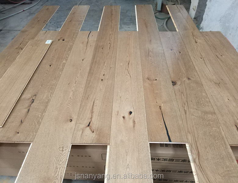 Natural oiled oak engineered Engineered hardwood floors