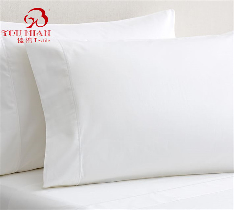 Custom Print 100% Bamboo White Pillow Cases Wholesale White Pillow Case