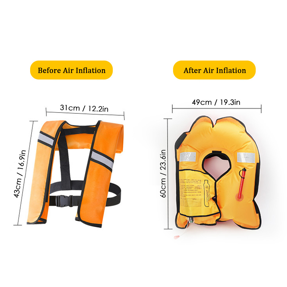 NiuFuRui Adult Water Sports Swimming Fishing Survival Manual / Automatic Inflatable life jackets