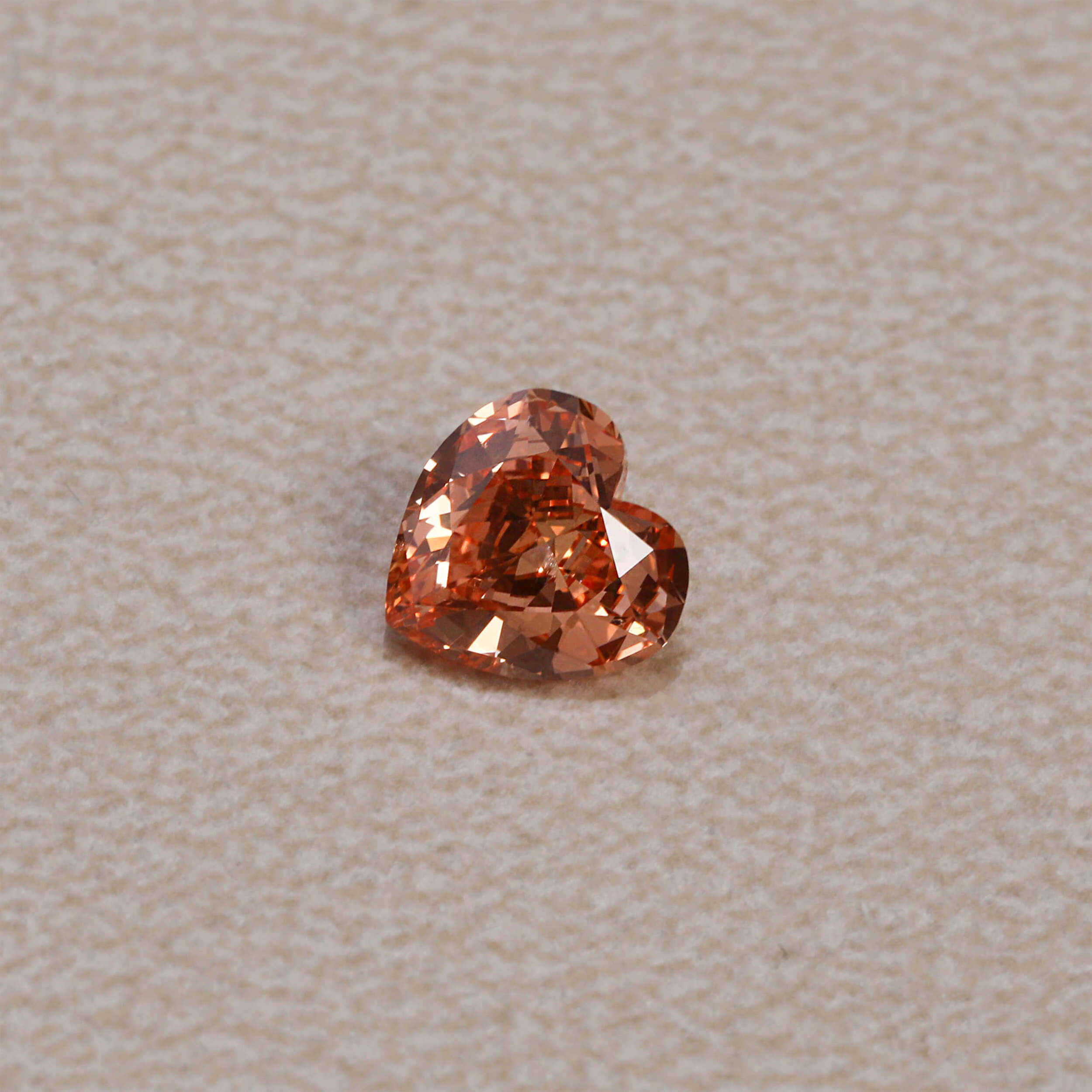 1.45 CT Heart Cut Loose Diamond for Engagement Ring Custom Pink Lab Grown Diamond for Making Jewelry