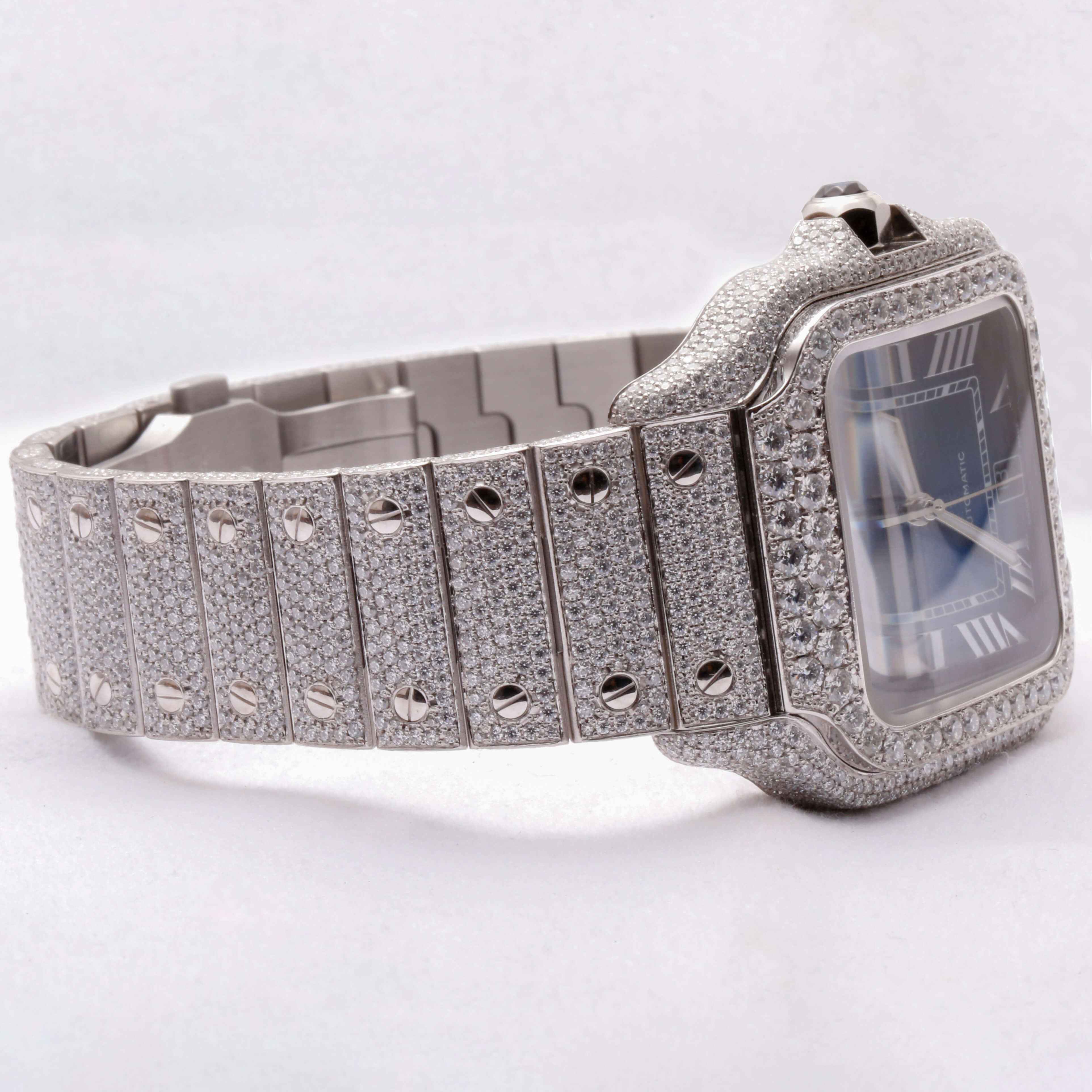 Top Selling Luxury Iced Out VVS Moissanite Diamond Bust Down Premium Quality Brand New Watch For Men and Women