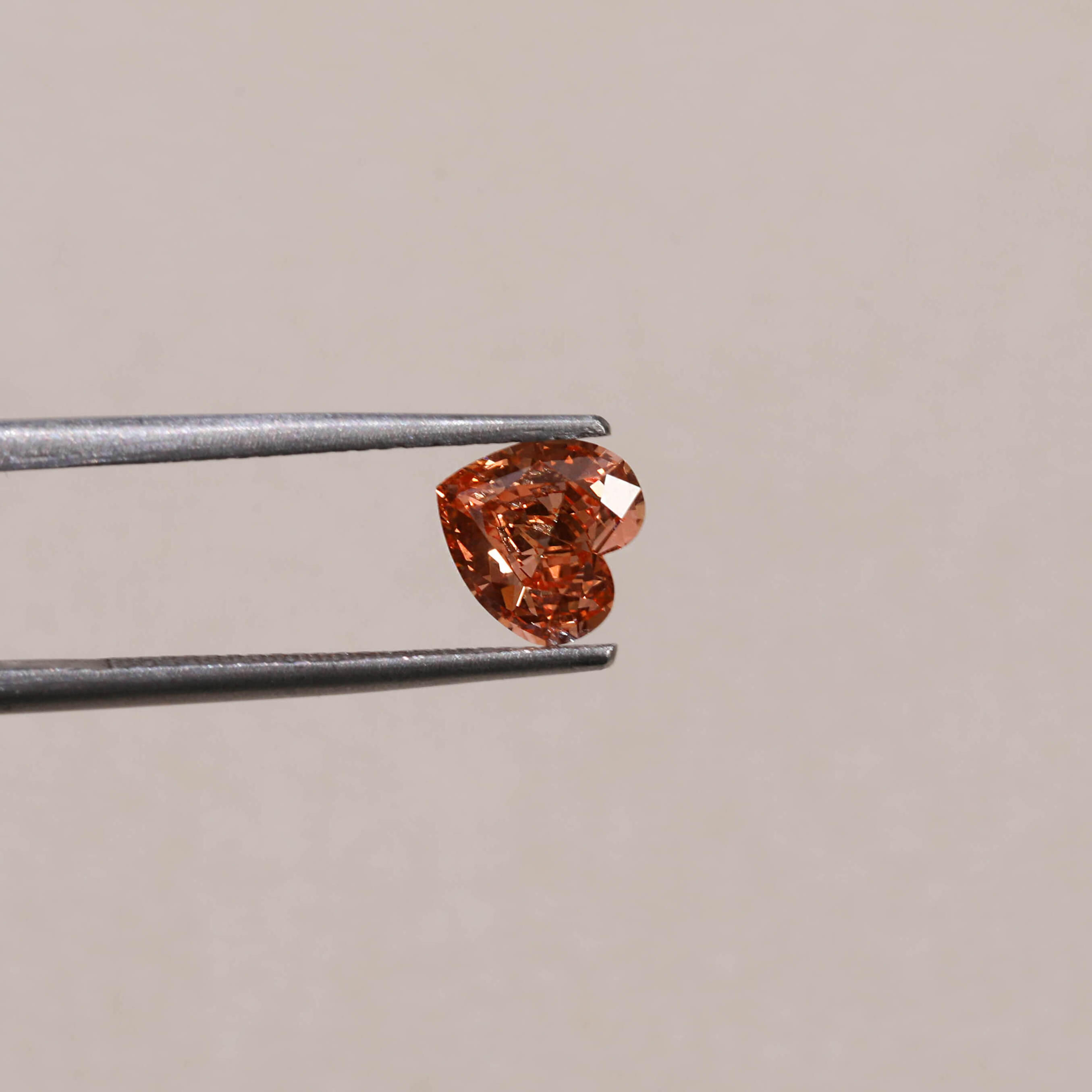 1.45 CT Heart Cut Loose Diamond for Engagement Ring Custom Pink Lab Grown Diamond for Making Jewelry