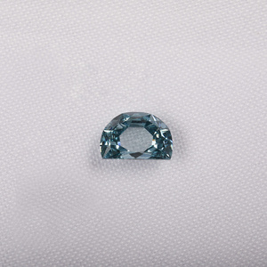 1.00 Carat Half Moon Portrait Cut Lab Grown Diamond / Blue Lab Diamond Loose Stone For Exquisite Jewelry Making