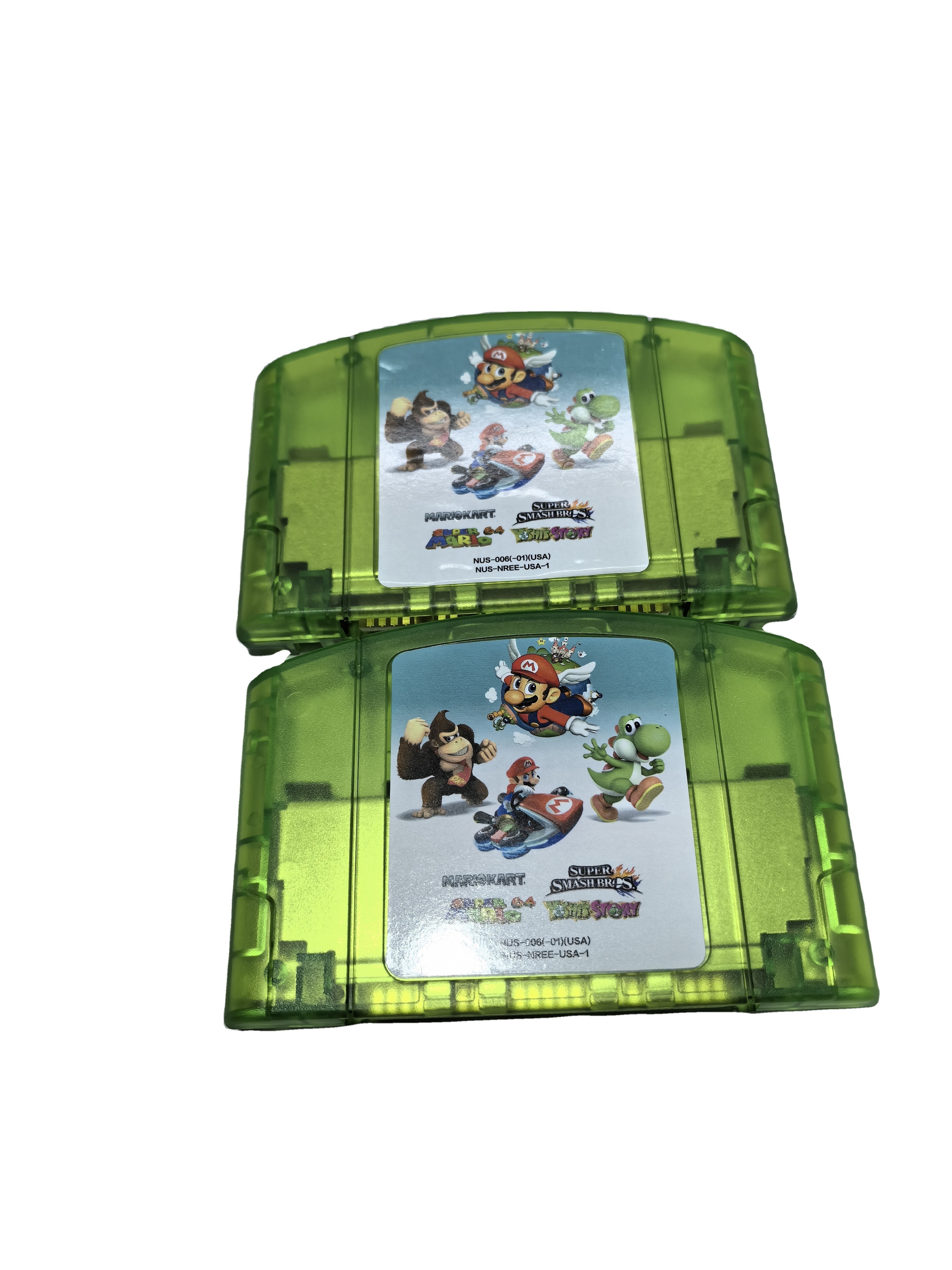 Super 4 in 1 Game remix Mario Kart 64 Super Smash bros Super Mario 64  Yoshis Story N64 Game Card for Nintendo 64 game cartridge