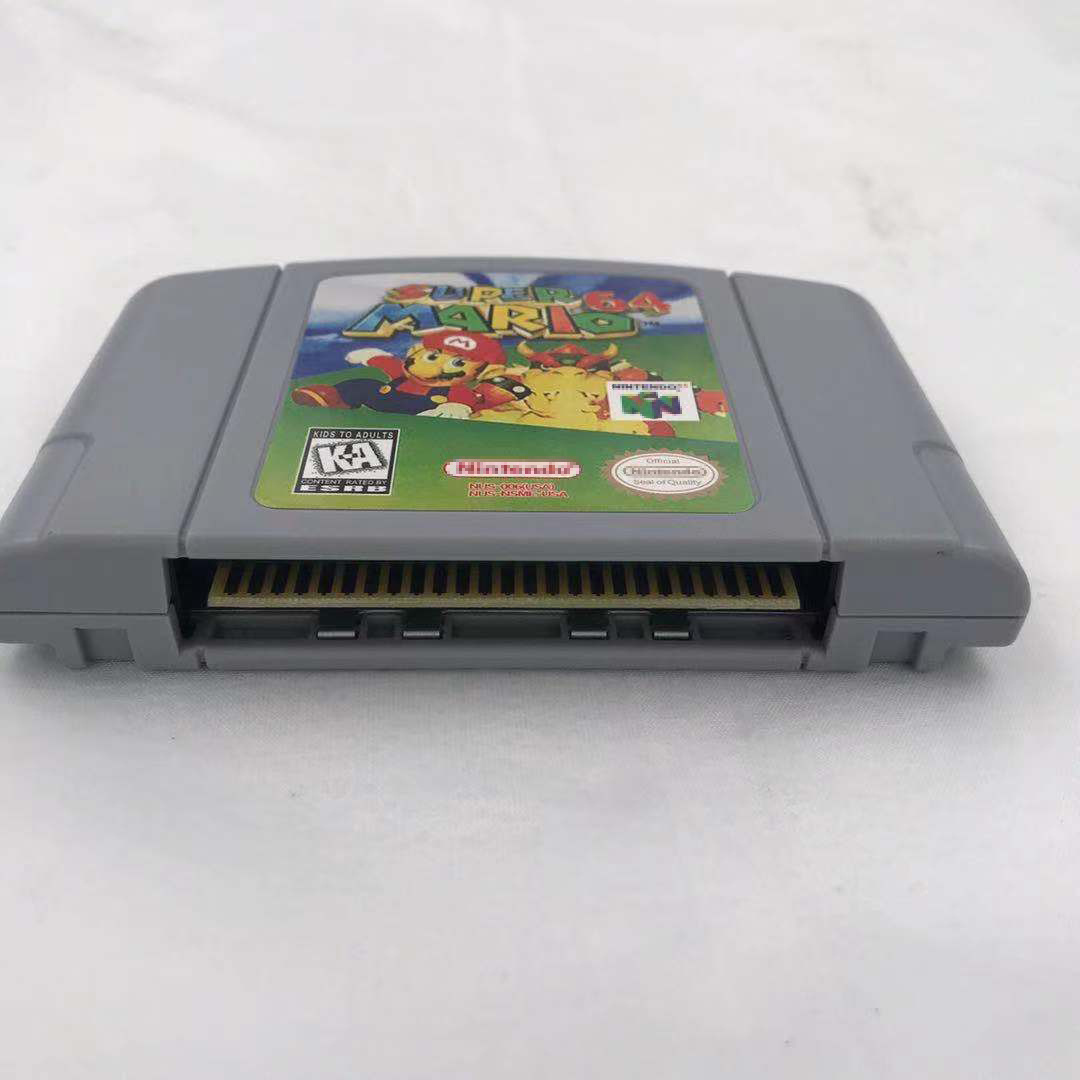 Factory Seal Super Mario 64 For N64 Game Card Cartridge Console NTSC Version