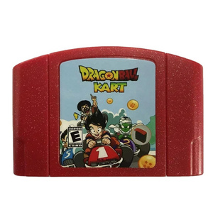 New NTSC/US English language Hack Game Red Shell 64 bit Dragonball Kart N64 Games