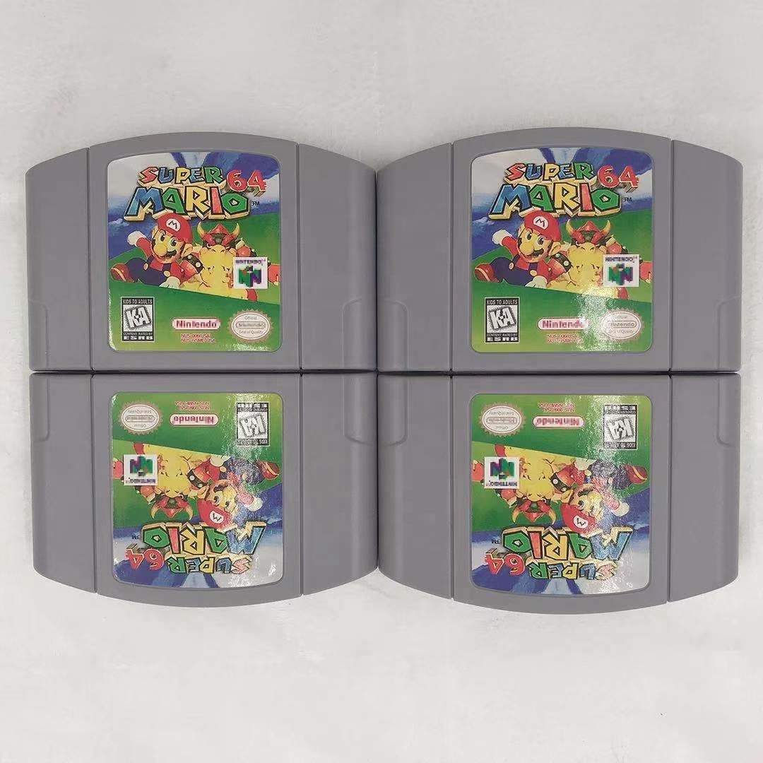 Factory Seal Super Mario 64 For N64 Game Card Cartridge Console NTSC Version mario amibo card