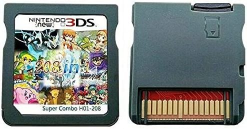 208 in 1 Game Cartridge Containing 208 Classic Nostalgic Games Suitable for Various Types of Game Consoles